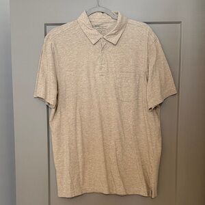 Banana Republic Light Tan Polo Shirt